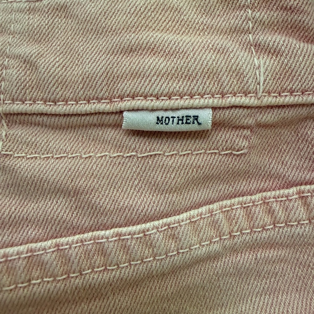 Pink Straight-Leg Jeans Size 24/25 - Picture 3 of 6